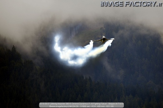 2019-09-07 Zeltweg Airpower 09015 General Dynamics F-16 Fighting Falcon - Belgian Air Force